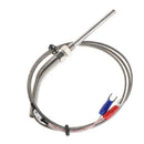 K-Type 1M Thermocouple Probe 5mm x 50mm 2Wire M8 Thread 3.3Ft Temperature Sensor
