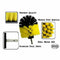 4 Piece Nylon Power Brush Tile and Grout Bathroom Cleaning Scrub Brush Kit H1D6