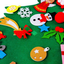 Kids Felt Christmas Tree with Ornaments Xmas Gift DIY Door Wall Hanging Dec