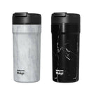 Camera Lens Stainless Steel Travel Coffee Mug Leak-Proof Lid Black