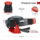 12 Volt Car Heater Defroster Windshield Demister 2 in 1 Car Heating Fan Dryer ST