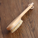 Full Body Natural Bristle Dry Skin Exfoliation Brush massager Cleaner Scrubber*