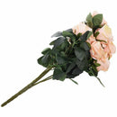 1 bouquet 10 Head Artificial Silk cloth Rose Wedding Bridal Flower Bouquet
