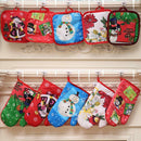 2pcs/set Christmas Home Decoration Glove+Microwave Oven Heat Insulation Pad