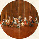 Nativity Scene Xmas Jesus Hand Painted Manger Miniatures Ornaments