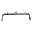 25cm Embossing Square Metal Purse Frame Handle for Clutch Bag Accessories