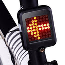 64 LED USB Rechargeable Bike Tail Light Bicycle Safety Cycling Warning Rear Lamp