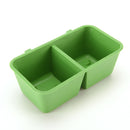 2 in 1 Parrot Food Water Bowl Cups Bird Pigeons Cage Sand Cup Feeding Feeder TO