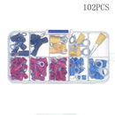 102Pcs/set Assorted Insulated Crimp Terminals Electrical Wire Connector Kits New