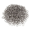 500 Stainless Steel Open Jump Rings 7mm Dia. Findings P5N9