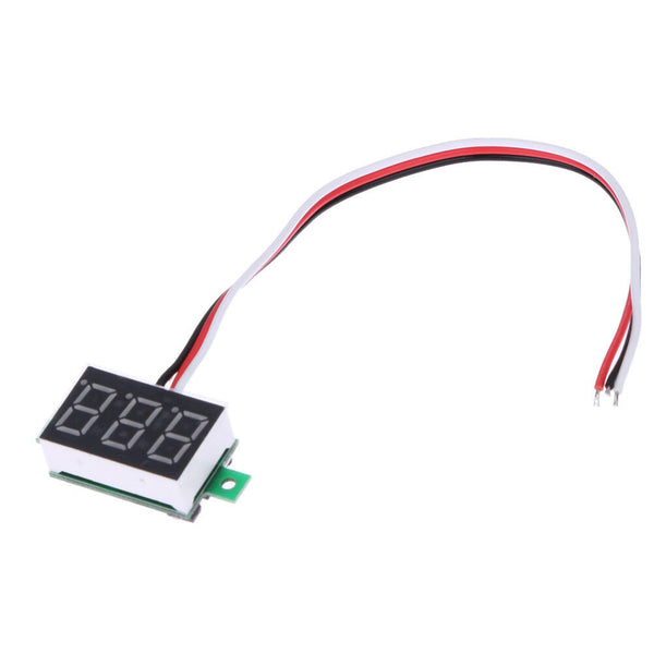 Portable Digital Voltmeter DC0-100V Red Light 0.36''LED Panel Voltage Meter Set
