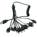 Cable 10 in 1 Multifunction USB Mobile Phone Charger Cords Charging_Universal