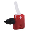 Bicycle Red Pump Valve Nozzle Hose Adapter Double Head Pumping Accessories Hn