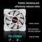 PC ARGB Cooling Fan 12V RGB 6 Pin 120mm Quiet Wireless Computer Case Cooler