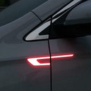 6PCS GM Car Reflective Stickers Carbon Fiber Safety Warning Label Anti Scratch
