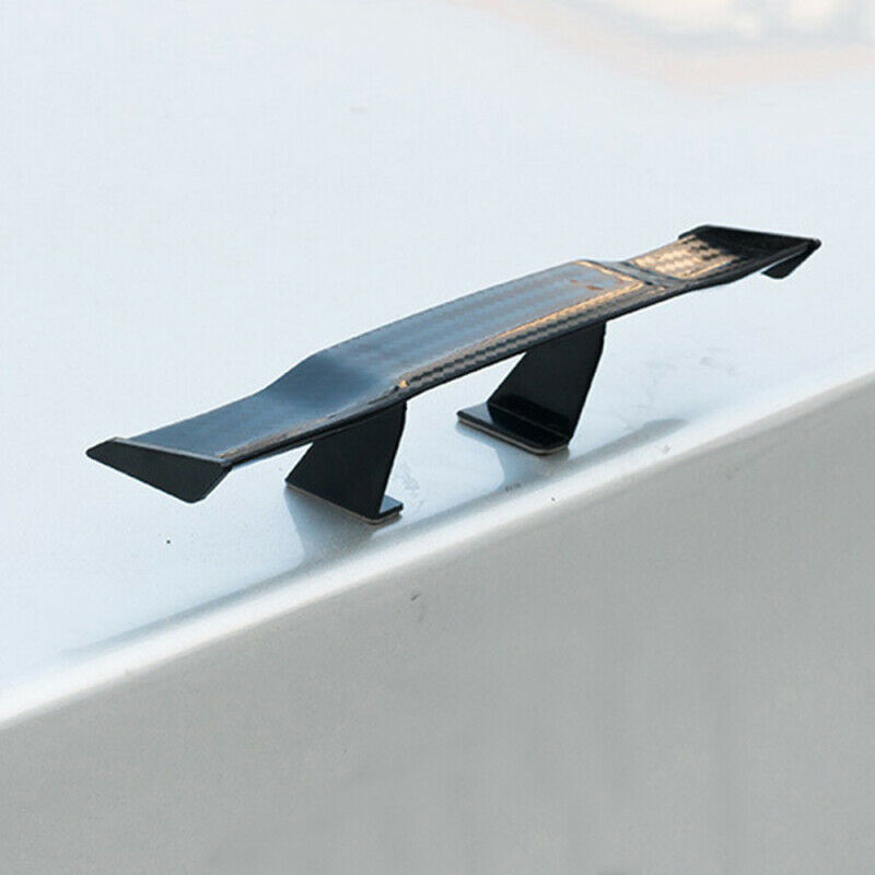 1* Universal Mini Spoiler Car Rear Tail Decoration Spoiler Wing Carbon KQZ