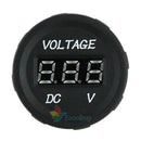 12V-24V Car Motorcycle Digital LED Panel Voltage Volt Meter Display Voltmeter A