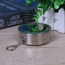 Big Stainless Steel Travel Portable Retractable Metal Wine Folding Cup