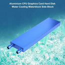 160x40x12mm Aluminium CPU Graphics Card Hard Disk Water Cooling Waterblock