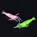 10pcs 4.8cm Shrimp Soft Prawn Tackle  Saltwater Bass Fishing Lures NO Hook OZ