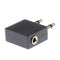 10PieceAirline Airplane Flight 3.5mm Headphones Audio Adapter Golden Plated