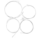 4pcs Ukulele Strings Carbon Transparent Strings for Acoustic Guitar Parts