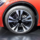 4PCS Car Wheel Eyebrow Arch Trim Lips Fender Flares Protector Carbon Fiber 730mm