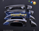Triple Chrome Car Door Handle Covers Trim Cap fit for VW Golf 6 2009-2012 Hf Hf