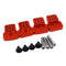 4x Front/Rear Shock Absorber Basket for 1:16 WPL C24 RC Car Upgrade Parts red