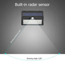 60LED Solar Light Body Motion Sensor Waterproof Courtyard Security Wall Lamp