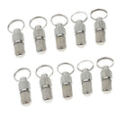 10x Pet ID Tags, Personalized Dog and Cat Tags, Silent, No Noise Collar Tags