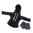 1:6 Scale Fashion Long Sleeve Hoodie and Short Pants For Blythe BJD Baby Girl