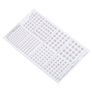 Action Figures Body Add On Parts Etching Detail Decals Round for Gundam