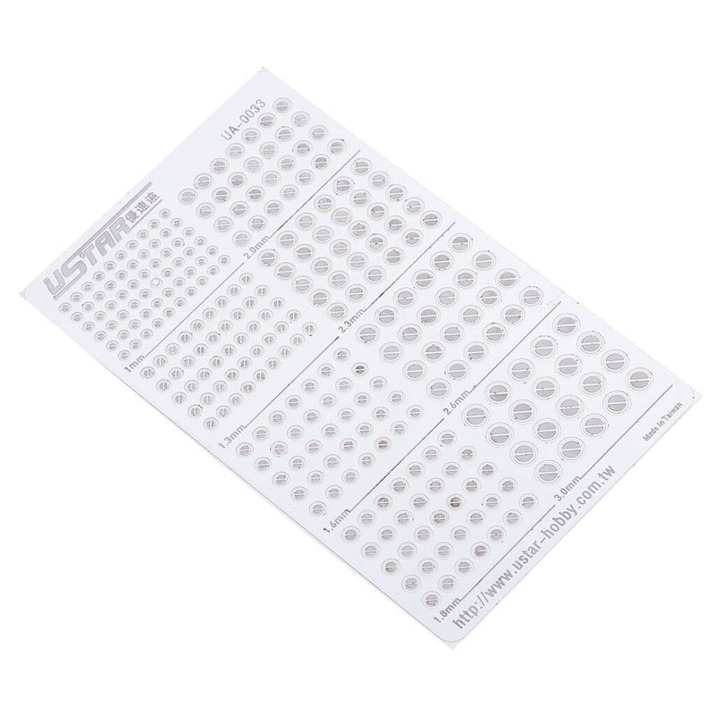 Action Figures Body Add On Parts Etching Detail Decals Round for Gundam