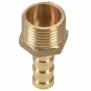 5Pcs 3/8 inch PT Thread 8mm Air Water Fuel Hose Brass Barb Fitting Adapter V6N2