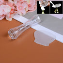 Dual end nail art stamper double head soft professional nail stamp clear silic Z