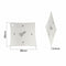 2pcs Guitar Fingerboard Fretboard Saddle Nut Radius Gauge Measuring Stainle