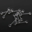 10pcs Acrylic Ball Labret Lip Tongue Bar Ring Barbell  Jewelry