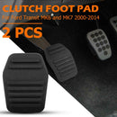 1 Pair Car Brake Clutch Pedal Pads Rubber Pads Covers for Ford Transit Parts