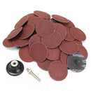 50Pcs 120 Grit 2 inch Roloc Roll Lock Sanding Grinding Discs for Polishing