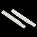 6 String Acoustic Bone Bridge Guitar Slotted Saddle Guitar Parts(Pack of 2) I1V6
