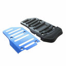 2PCS Blue Black Antislip Car Truck Automatic AT Gas Brake Pedal Covers