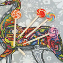 Lolly Shape 5D DIY Embroidery Diamond Painting Point Drill Pen Random Color