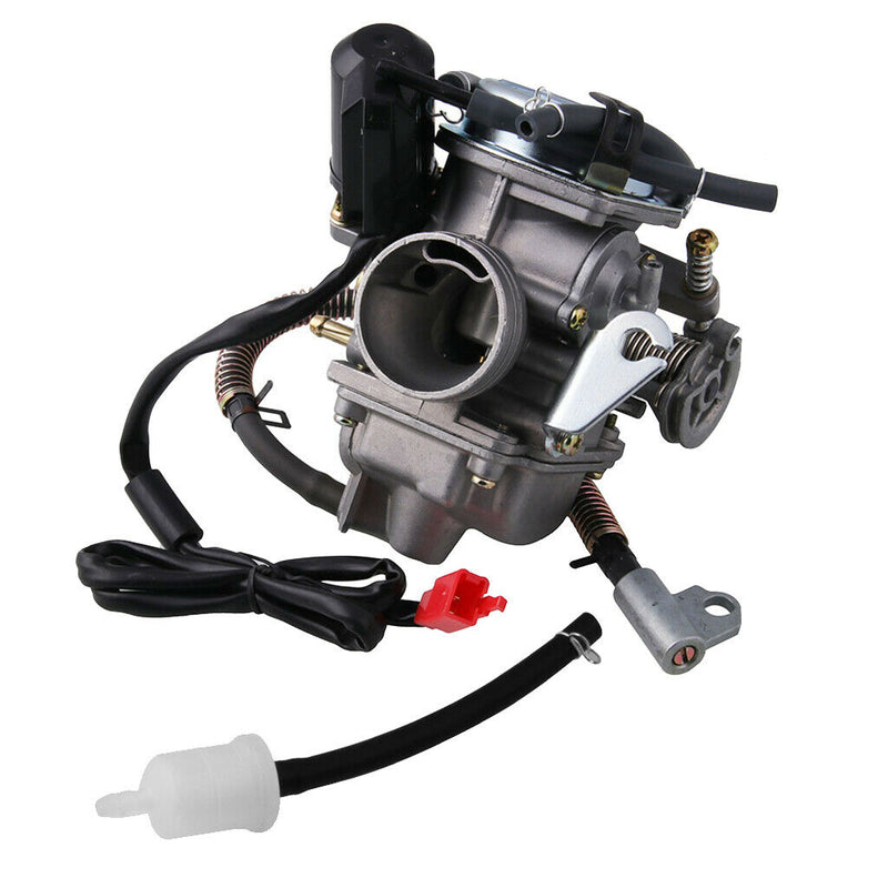 Alloy 24mm Intake Carburetor Carb for GY6 125 150CC 4 Stroke Engine Scooters ATV