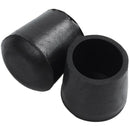 Rubber Chair Table Furniture Feet Leg Cap End Tip 22mm Dia 50pcs Black Z2T3
