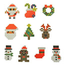 DIY Kids Round Diamond Christmas Stickers Full Drill Diamond Painting Kits