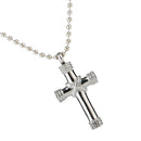 High Polished Waterproof Urn Necklace with Chain, Ashes Memorial Keepsake