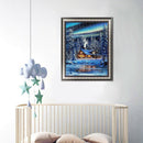 1Set Full Drill 5D Diamond Painting Snow House Cross Stitch Kit Embroidery*Decor