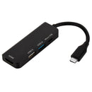4 Port HD Converter Type-C to Micro USB USB 3.0 USB 2.0 HDMI HUB Adapter