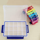 15 Slots Clear Plastic Storage Box Home Jewelry Sundries Organizer Boxes
